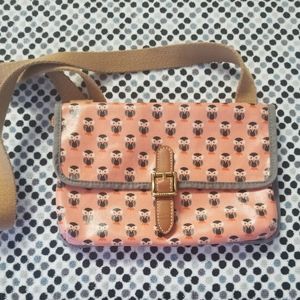 Fossil Keyper Coated Canvas Crossbody Handbag Purse with CUTE OWL PRINT!🦉🦉🦉